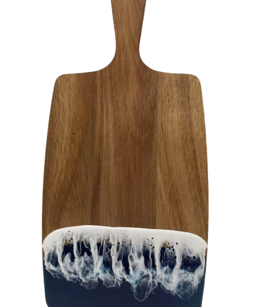 Sea wave Design Acacia Wooden Cutting Board (1)