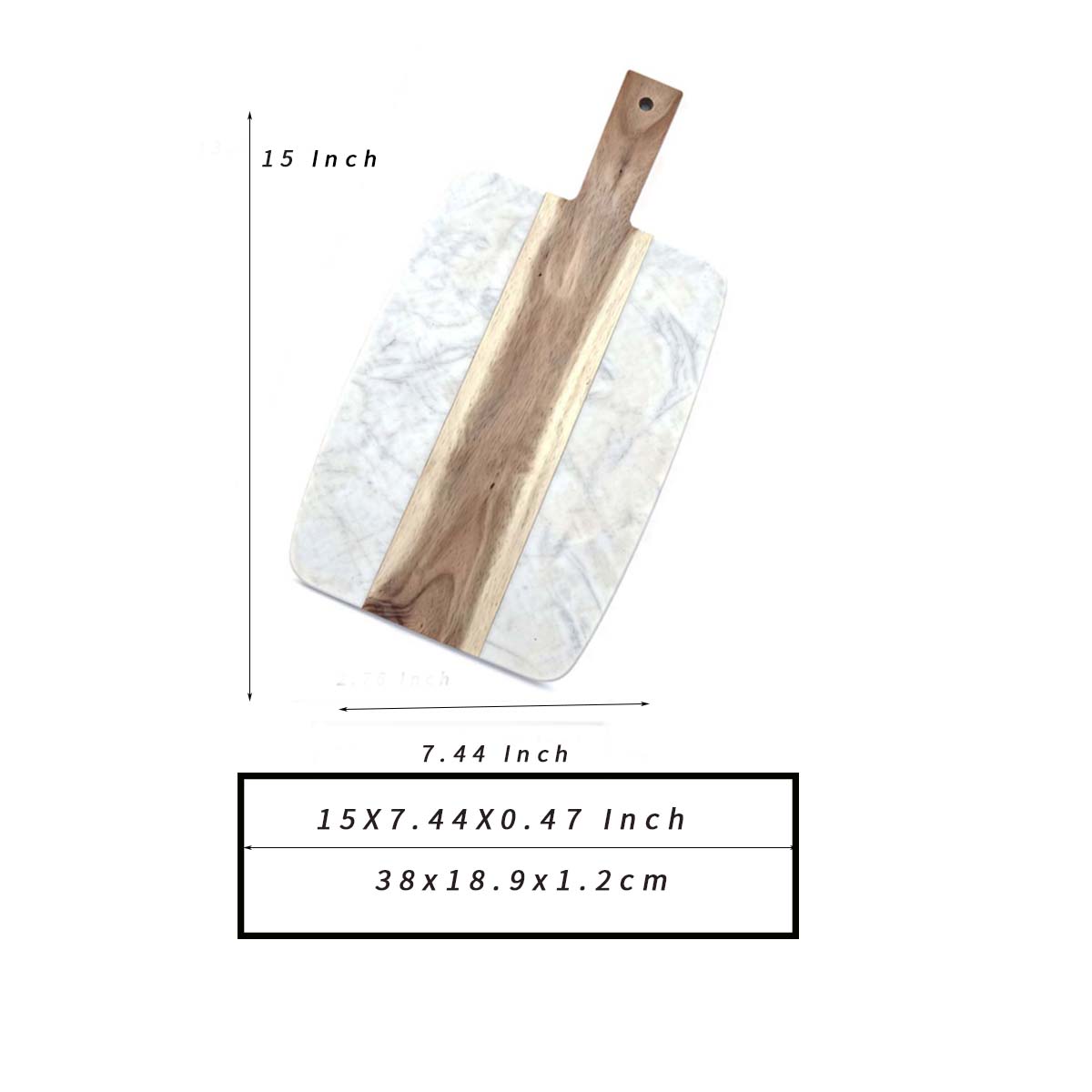 Wood And Marble Cutting Board