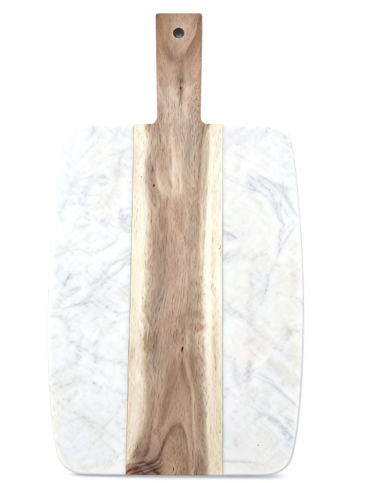 Wood And Marble Cutting Board (4) Wood And Marble Cutting Board
