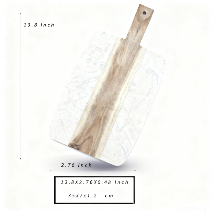 Wood And Marble Cutting Board (6) Wood And Marble Cutting Board