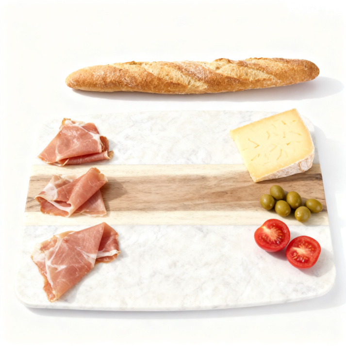 Wood And Marble Cutting Board (8)